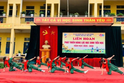 TRƯỜNG TIỂU HỌC YÊN TIẾN TỔ CHỨC THÀNH CÔNG LIÊN HOAN PHÁT TRIỂN NĂNG LỰC HỌC SINH