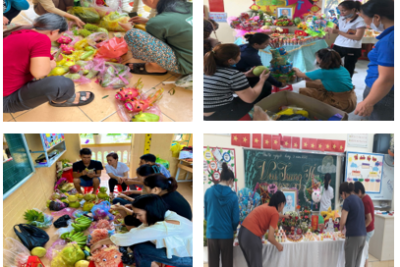 Học sinh Trường Tiểu học Yên Tiến vui hội trăng rằm